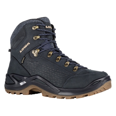 Lowa Wanderschuhe Renegade Warm Mid GTX 2024 (Winter-All-Terrain, wasserdicht) navyblau Herren