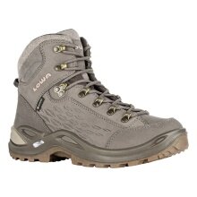 Lowa Wanderschuhe Renegade Warm Mid GTX (Nubukleder, wasserdicht) 2024 steinbraun/braun Damen