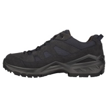 Lowa Wanderschuhe Sirkos Evo Low GTX (Veloursleder/Textil, wasserdicht) navyblau/braun Herren