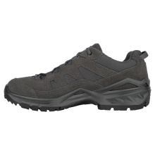 Lowa Wanderschuhe Sirkos Evo Low GTX (Veloursleder/Textil, wasserdicht) graphitgrau/blau Herren