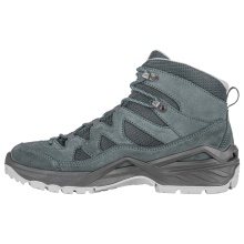 Lowa Wanderschuhe Sirkos Evo Mid GTX (Veloursleder/Textil, wasserdicht) jeansblau/grau Damen