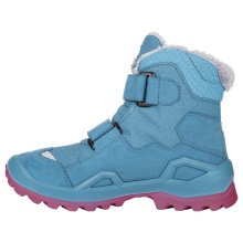 Lowa Winterschuhe Milo Evo Mid GTX (Textil/Synthetik, wasserdicht) türkis/fuchsia Kinder