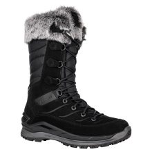 Lowa Winterstiefel Alba Evo GTX (Veloursleder, wasserdicht) schwarz/anthrazitgrau Damen