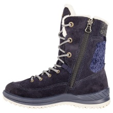 Lowa Winterstiefel Bianca High GTX (Veloursleder/Textil, wasserdicht) 2024 navyblau Kinder