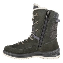 Lowa Winterstiefel Bianca High GTX (Veloursleder/Textil, wasserdicht) 2024 anthrazitgrau/champagn Kinder