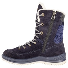 Lowa Winterstiefel Bianca High GTX (Veloursleder/Textil, wasserdicht) 2024 navyblau Mädchen