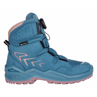 Lowa Winterstiefel Firo GTX HI (Textil/Synthetik, wasserdicht) türkis/rosa Kleinkinder