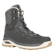 Lowa Winterstiefel Ottawa GTX 2024 (Veloursleder/Textil, wasserdicht) anthrazitgrau/altrosa Damen