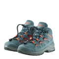 Lowa Wanderschuhe Innox Evo GTX QC (Synthetik/Textil, wasserdicht) dunkelpetrol/flame Kleinkinder