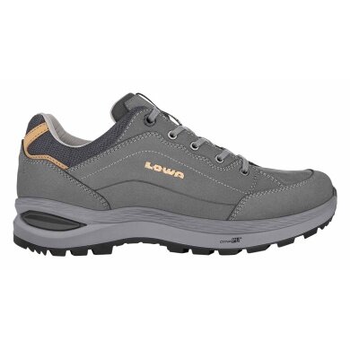 Lowa Wanderschuhe Renegade EVO LL Low (All-Terrain, Nubuklede) graphitgrau/aprikose Damen