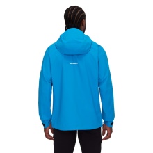 Mammut Ganzjahresjacke Taiss Hardshell mit Kapuze (wasserdicht, winddicht) hellblau Herren