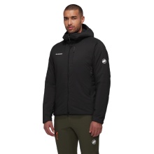 Mammut Isolationsjacke Rime Flex Insulated Hooded (windabweisend, wasserabweisend) schwarz Herren