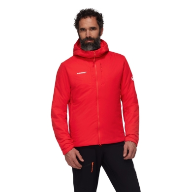 Mammut Isolationsjacke Rime Flex Insulated Hooded (windabweisend, wasserabweisend) rot Herren