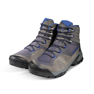 Mammut Wanderschuhe Sapuen High GTX (Veloursleder, wasserdicht) titaniumgrau Herren