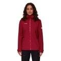 Mammut Regen-/Wanderjacke Convey Tour Hardshell (Gore-Tex 2.5‑Lagen, wasserdicht) rot/schwarz Damen