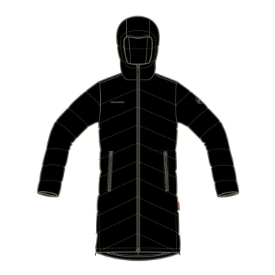 Mammut Winter-Daunenparka Fedoz Insulated Hooded (wind- und wasserabweisend) schwarz Damen