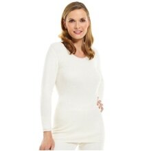 Medima Unterwäsche Langarmshirt (50% Angora) weiss Damen (Gr. S-L)