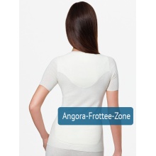 Medima Unterwäsche Shirt (mit Angora-Frottee) Kurzarm weiss Damen (Gr. S-L)