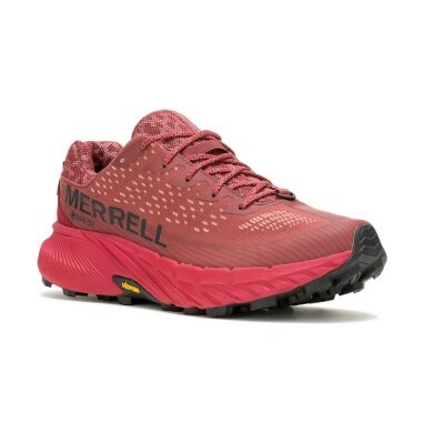 Merrell Trail-Laufschuhe Agility Peak 5 GTX (wasserdicht, Rock Plate) rot/pink Herren