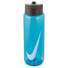 Nike Trinkflasche TR Renew Recharge Straw Bottle (mit Trinkhalm) blau 700ml