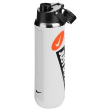 Nike Trinkflasche Recharge Chug Bottle Edelstahl weiss 709ml