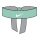 Nike Stirnband Premier Head Tie emerald rise grün - 1 Stück