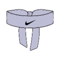 Nike Stirnband Premier Head Tie flieder violett/schwarz - 1 Stück