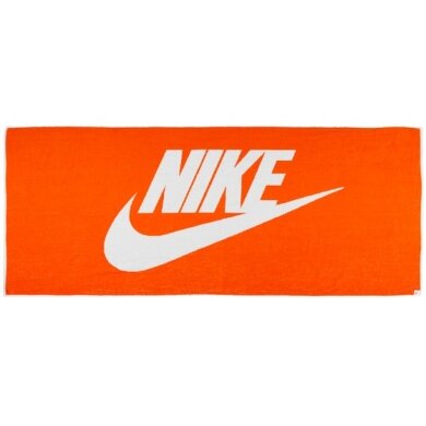 Nike Duschtuch Club Pool Towel (Baumwolle) orange/weiss 170x70cm