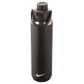 Nike Trinkflasche Recharge Chug Bottle Edelstahl schwarz 709ml