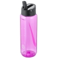 Nike Trinkflasche TR Renew Recharge Straw Bottle (mit Trinkhalm) violett/pink 700ml