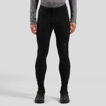 Odlo Laufhose Winter-Tights X-Alp (wärmt aktiv, Schmutz- wasserabweisend) schwarz/schwarz Herren