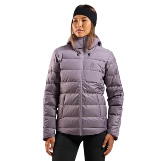 Odlo Winterjacke Severin N-Thermic Insulated Hooded (wasserabweisend, winddicht, atmungsaktiv) violett Damen