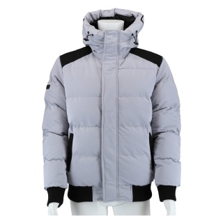 Poolman Winterjacke mit Kapuze P2304.765 (warm wattiert, leicht) hellgrau Herren