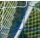 Powershot Fussballtor-Netz gestreift weiss/blau 7,32m x 2,44m x 2m x 2m