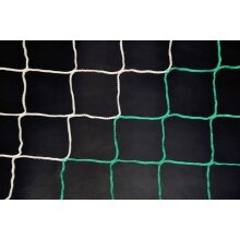 Powershot Fussballtor-Netz gestreift weiss/grün 7,32m x 2,44m x 2m x 2m