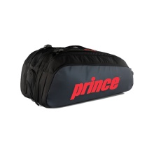 Prince Tennis-Racketbag Tour 3 Comp (Schlägertasche, 3 Hauptfächer, Thermofach) 2025 schwarz/rot 12er