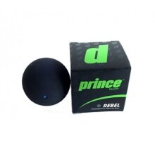 Prince Squashball Rebel (blauer Punkt, schnell) schwarz - 12 Bälle im Karton