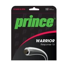 Prince Tennissaite Warrior Response (Haltbarkeit/Spielgefühl) 1.30mm schwarz/transparent 12m Set