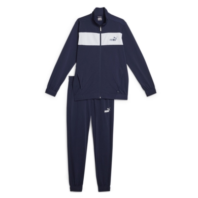 Puma Trainingsanzug Poly (100% rec. Polyester) navyblau Herren