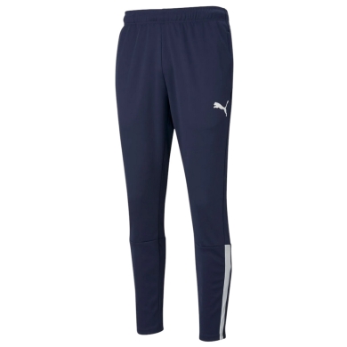 Puma Trainingshose teamLIGA Pant lang - navyblau/weiss Herren