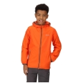 Regatta Regenjacke Lever II (wasserdicht, atmungsaktiv) orange Kinder