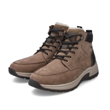 Rieker Winterschuhe 11020-00 (Schnürstiefel mit Rauhleder Matieral) braun Herren