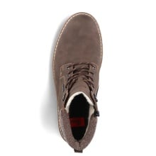 Rieker Winterschuhe F3812-25 (Schnürstiefel mit Innenfutter, Kunstleder) braun Herren