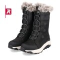 Rieker Winterstiefel Evolution W0070-00 Rauhleder (Stiefel mit seitlichen Reissverschluss und Innenfutter) schwarz Damen