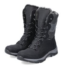 Rieker Winterstiefel M9643-01 (Schnürstiefel mit Innenfutter) schwarz Damen