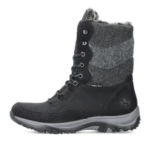 Rieker Winterstiefel M9643-01 (Schnürstiefel mit Innenfutter) schwarz Damen