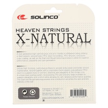 Besaitung mit Tennissaite Solinco X Natural schwarz