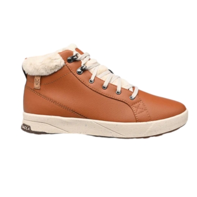 Saola Winterschuhe Bergen Warm (Leder, Fleecefutter) braun Damen