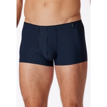 Schiesser Boxershorts Long Life Soft 174646 schwarz/navyblau gestreift Herren - 1 Stück