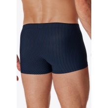 Schiesser Boxershorts Long Life Soft 174646 schwarz/navyblau gestreift Herren - 1 Stück